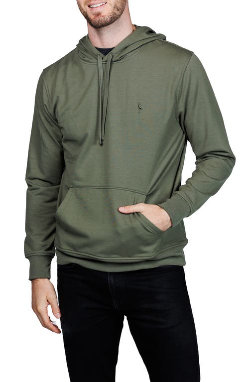 Tailorbyrd Fleece Hoodie In Green
