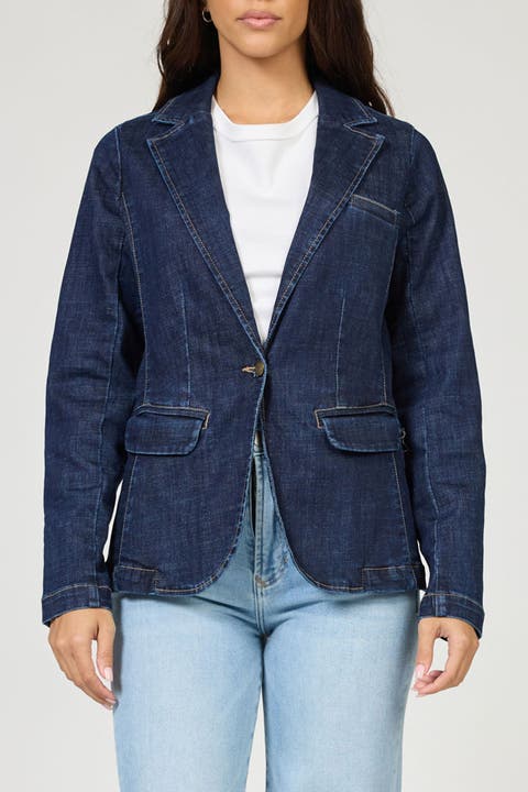 Minah One Button Blazer