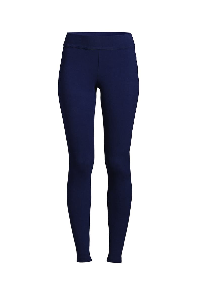 Starfish Mid Rise Knit Leggings, Alternate, color, Deep Sea Navy