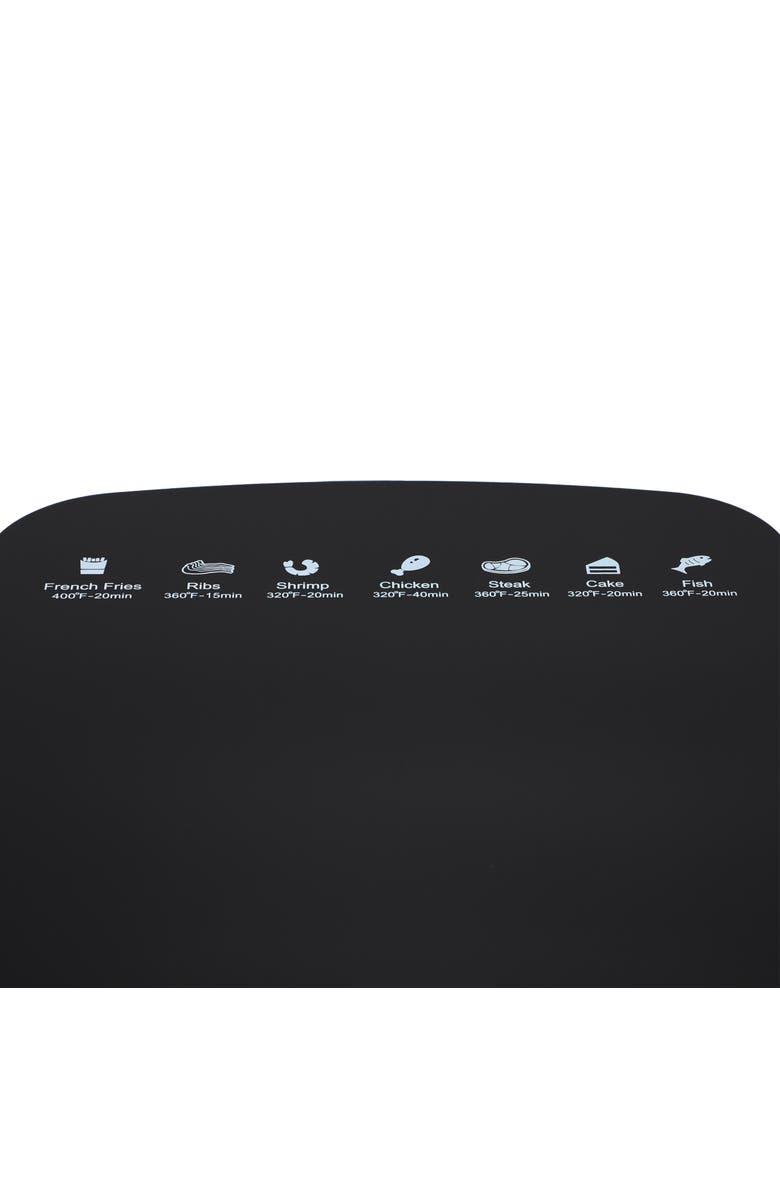 Better Chef 5.3 Quart Digital Display Air Fryer with Touch Controls in Silver, Alternate, color, Black