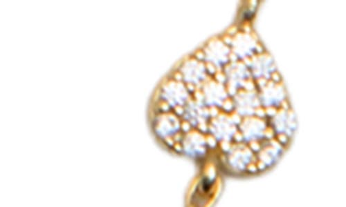 Argento Vivo Sterling Silver Heart Station Necklace