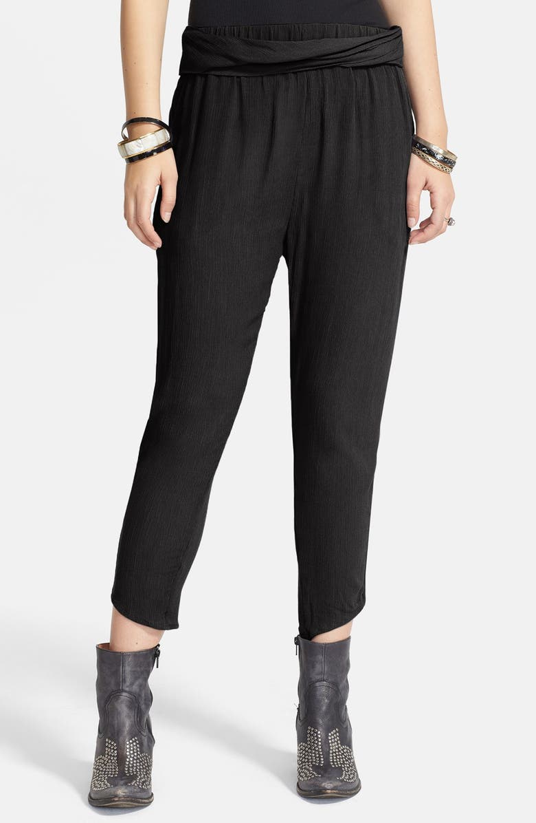 Free People Twist Front Textured Pants, Main, color,