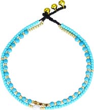 Adornia Set of 2 Beaded Anklets