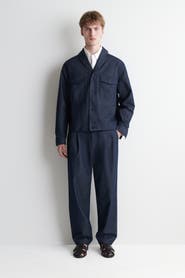 COS Denim-Effect Relaxed-Fit Tapered Pants