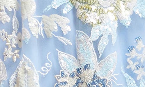 DRESS THE POPULATION DRESS THE POPULATION SAMIRA EMBELLISHED CHIFFON GOWN