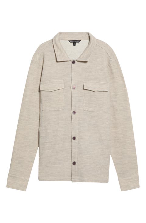 Mezner Wool and Cotton Shirt Jacket