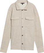Robert Barakett Mezner Wool and Cotton Shirt Jacket