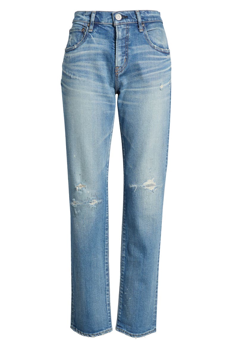 Bridgeville Slim Straight Jeans, Alternate, color, BLUE