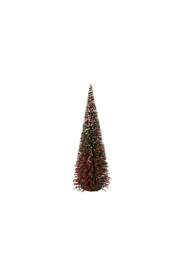 Willow Wood Holiday Tree with Sugared Berries, Main, color, Red and Green