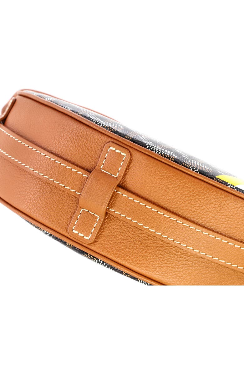 Pre-Owned Goyard Hirondelle Shoulder Bag Coated Canvas and Leather, Alternate, color, Brown