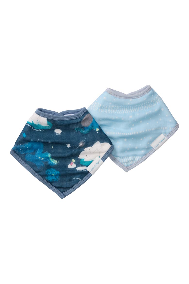 2-Pack Bandana Bibs, Main, color, STARGAZING BEARS