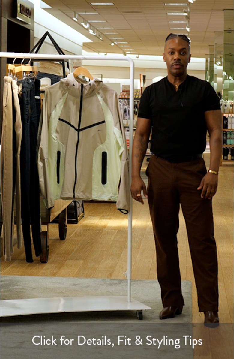 Tech Dri-FIT Oversize Woven Nylon Hooded Windrunner Jacket, sales video thumbnail