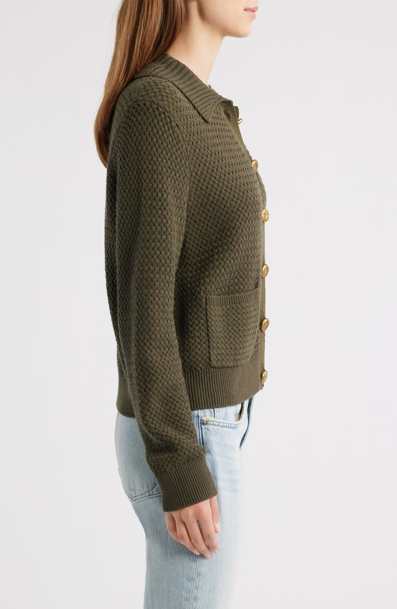 rag & bone Jaz Basketweave Cardigan, Alternate, color, 