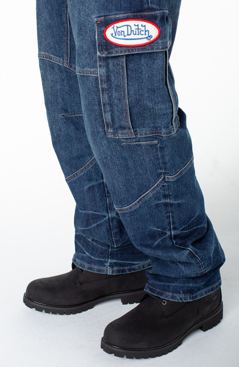 Von Dutch Baggy Straight Cargo Hunter Pant, Alternate, color, Eclipse Fade