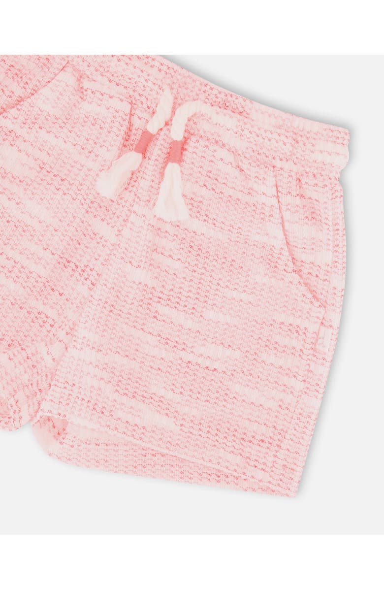 Deux par Deux Elastic Waist Jacquard Knit Shorts, Alternate, color, Multicolor