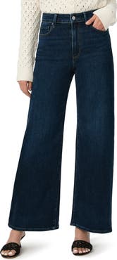 PAIGE Anessa High Waist Ankle Wide Leg Jeans