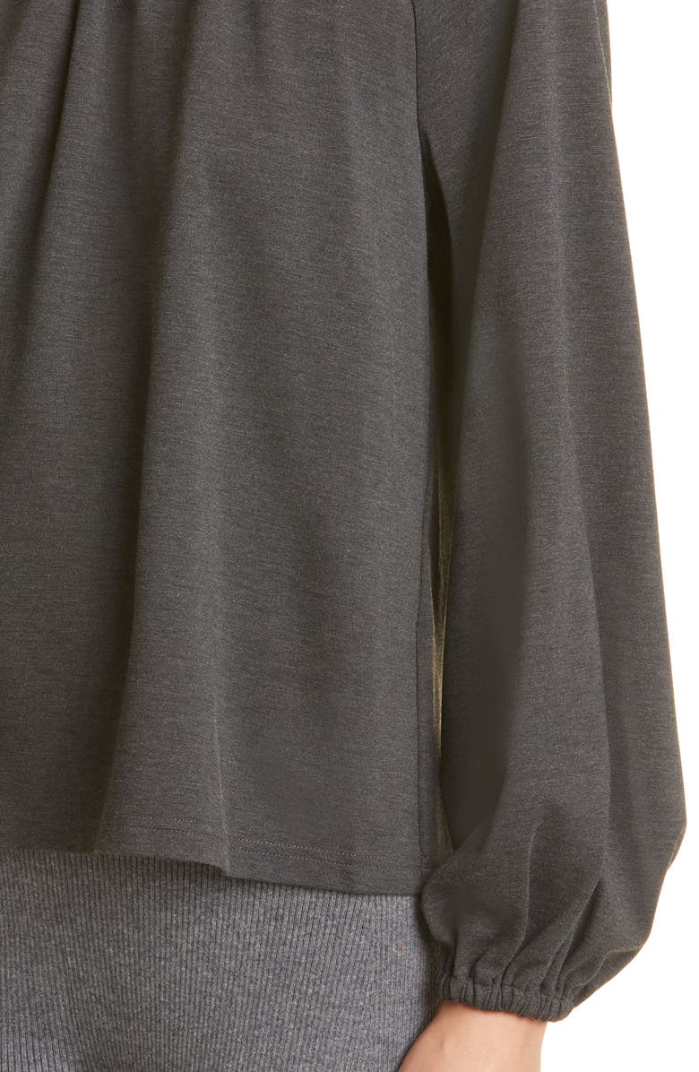 Toccin Long Sleeve Turtleneck Top, Alternate, color, Charcoal