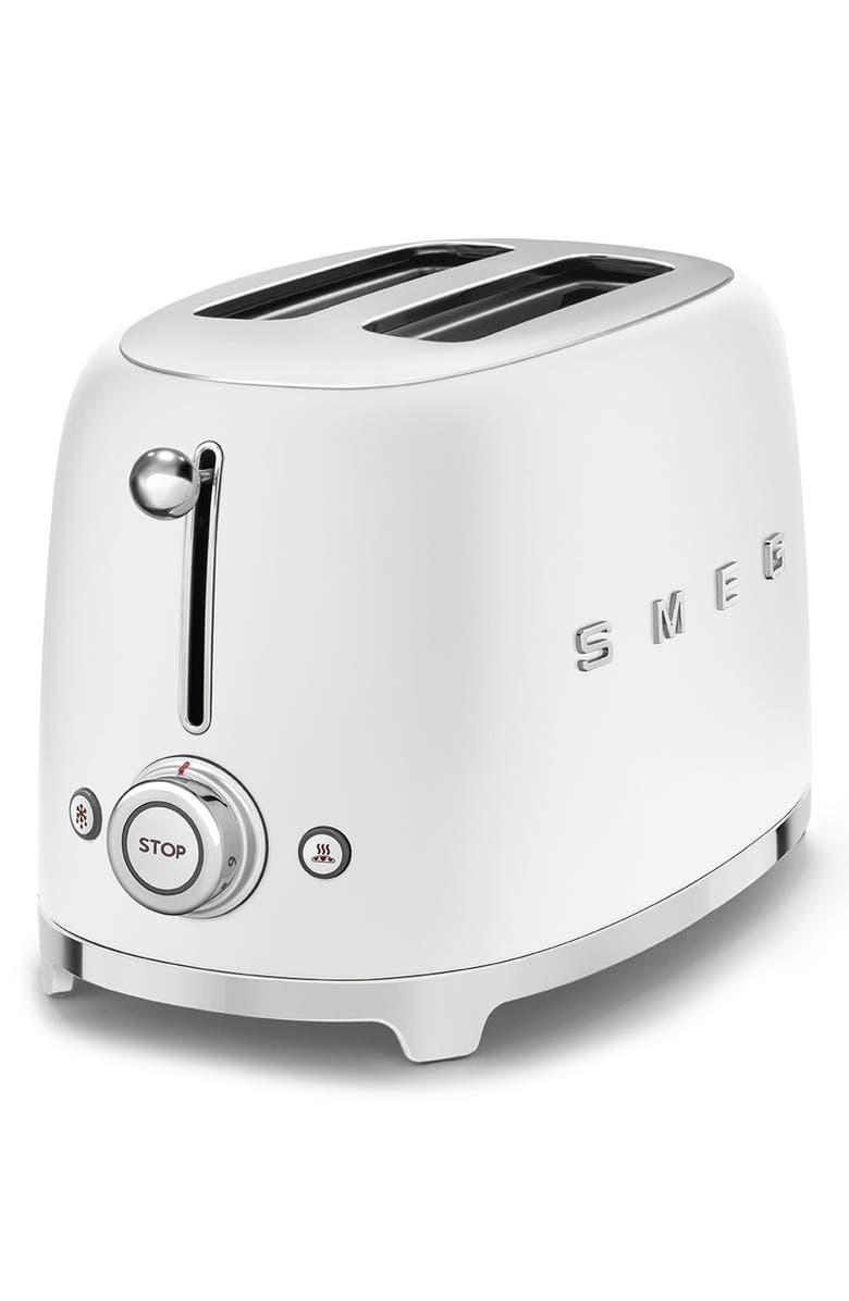 smeg '50s Retro Style Two-Slice Toaster, Main, color, 