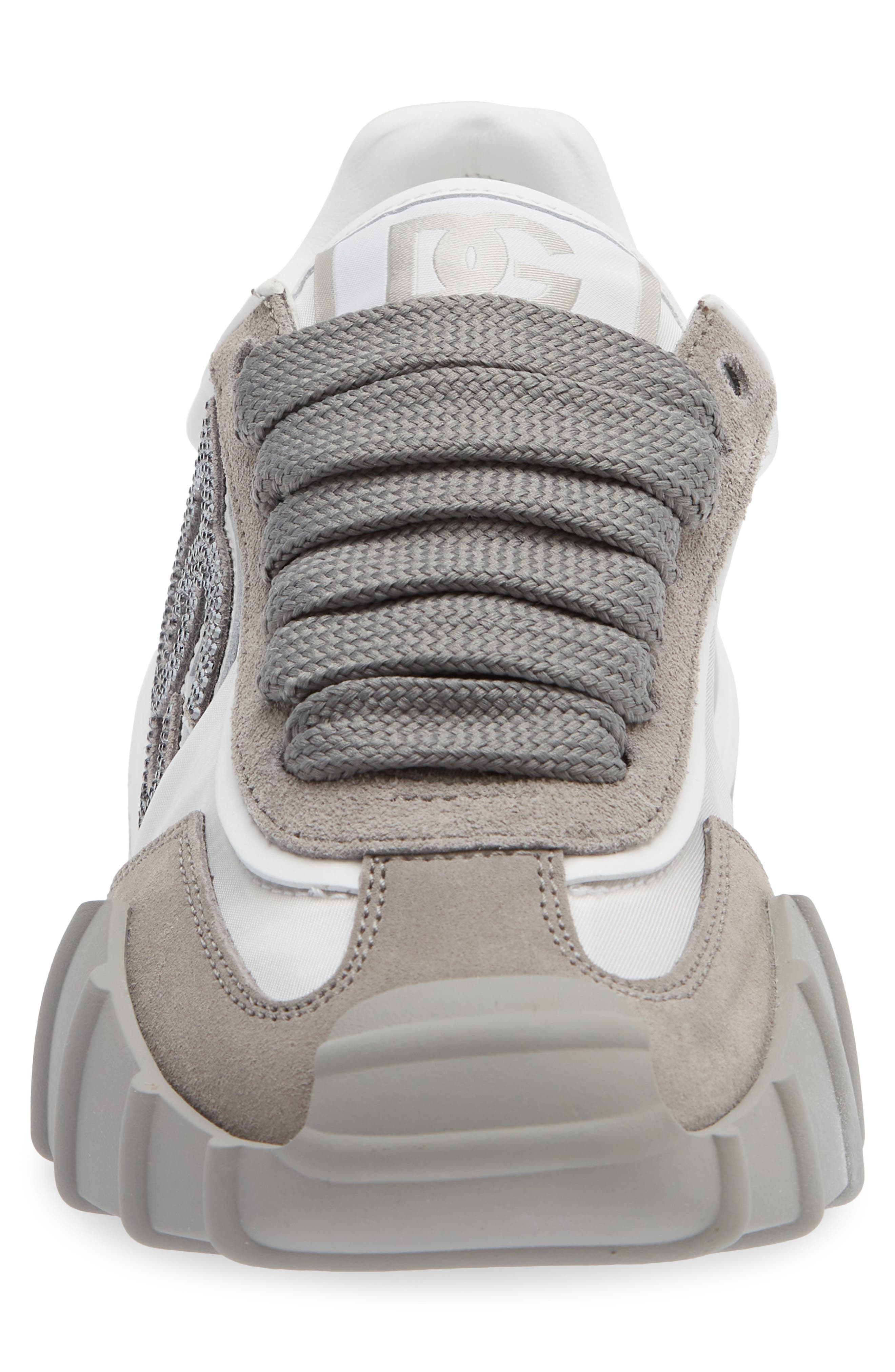 Dolce&Gabbana Athletic Sneaker, Alternate, color, Bianco/ Grafite