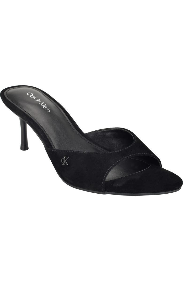 Calvin Klein Vixie Slide Sandal, Main, color, Black