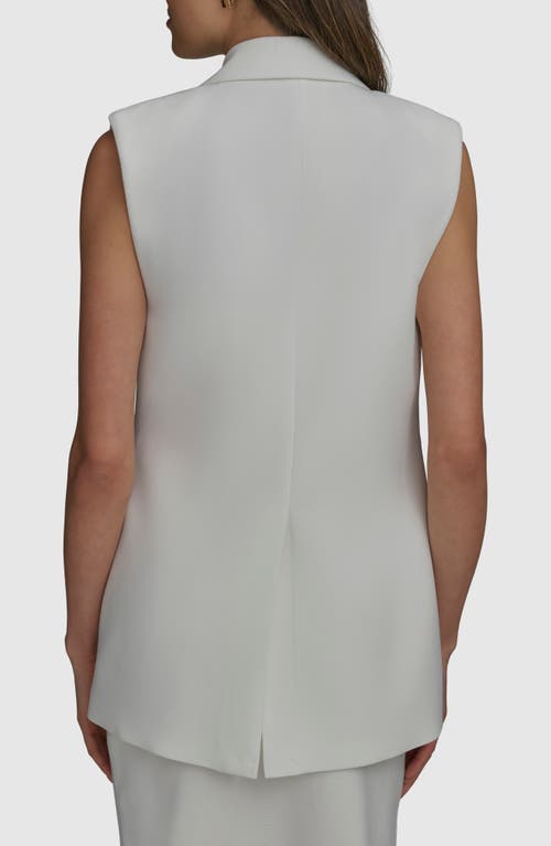 DONNA KARAN DONNA KARAN NEW YORK TWO-BUTTON VEST 