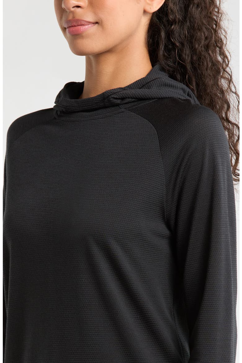 Active Mesh Hoodie, Alternate, color, BLACK