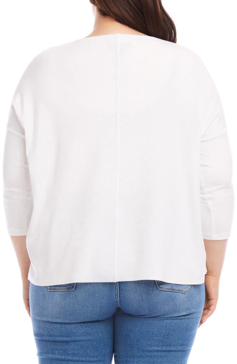 Karen Kane Boat Neck Hemp Blend Top, Alternate, color,