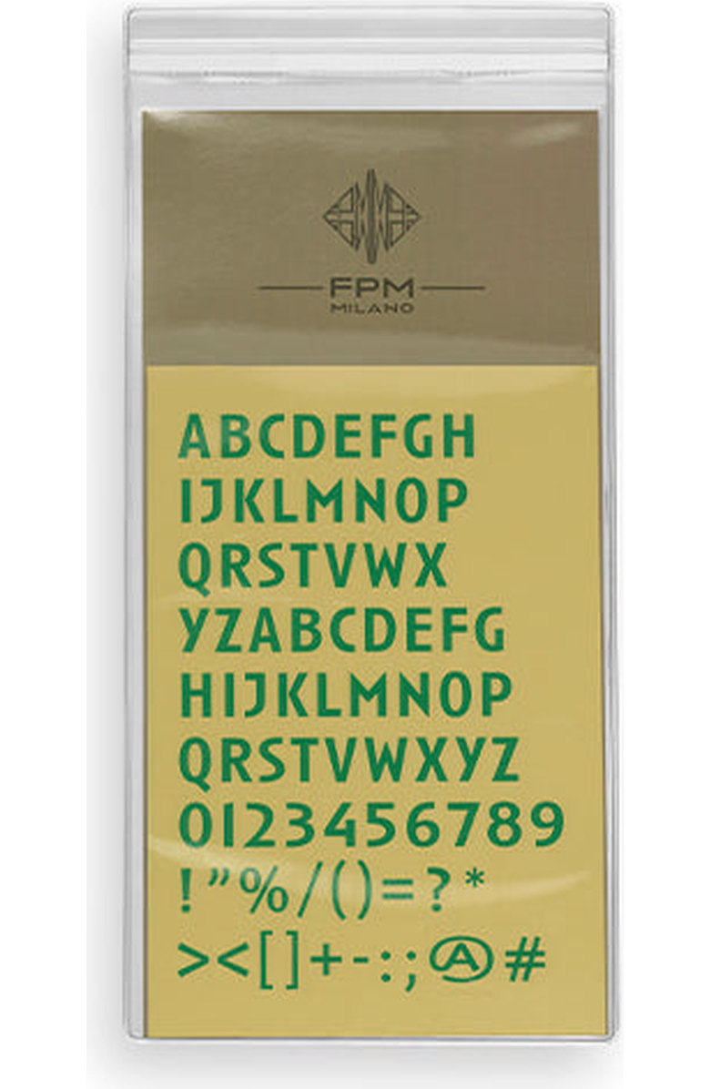 FPM - Fabbrica Pelletterie Milano - US Luggage Sticker Set, Alternate, color, Letters