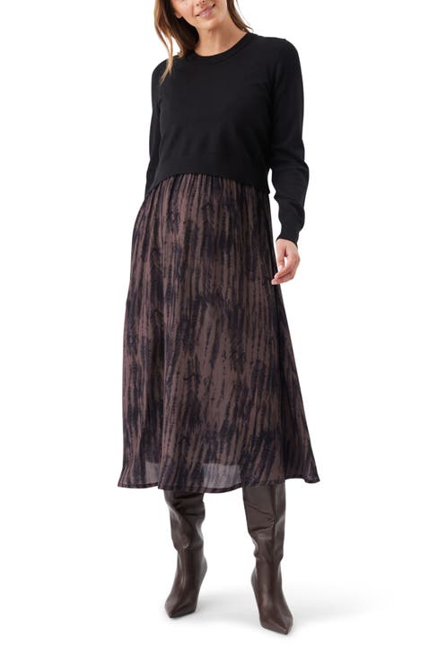 Maia Detachable Maternity/Nursing Dress