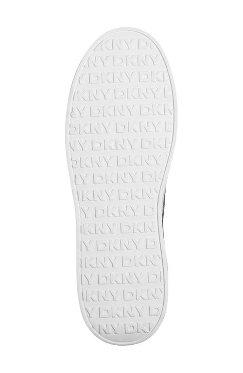Dkny Mallory Knit Sneaker In Black