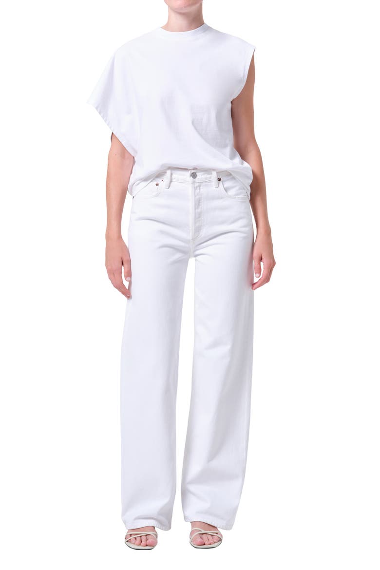 Ren High Waist Wide Leg Jeans, Alternate, color, MARSHMALLOW CL