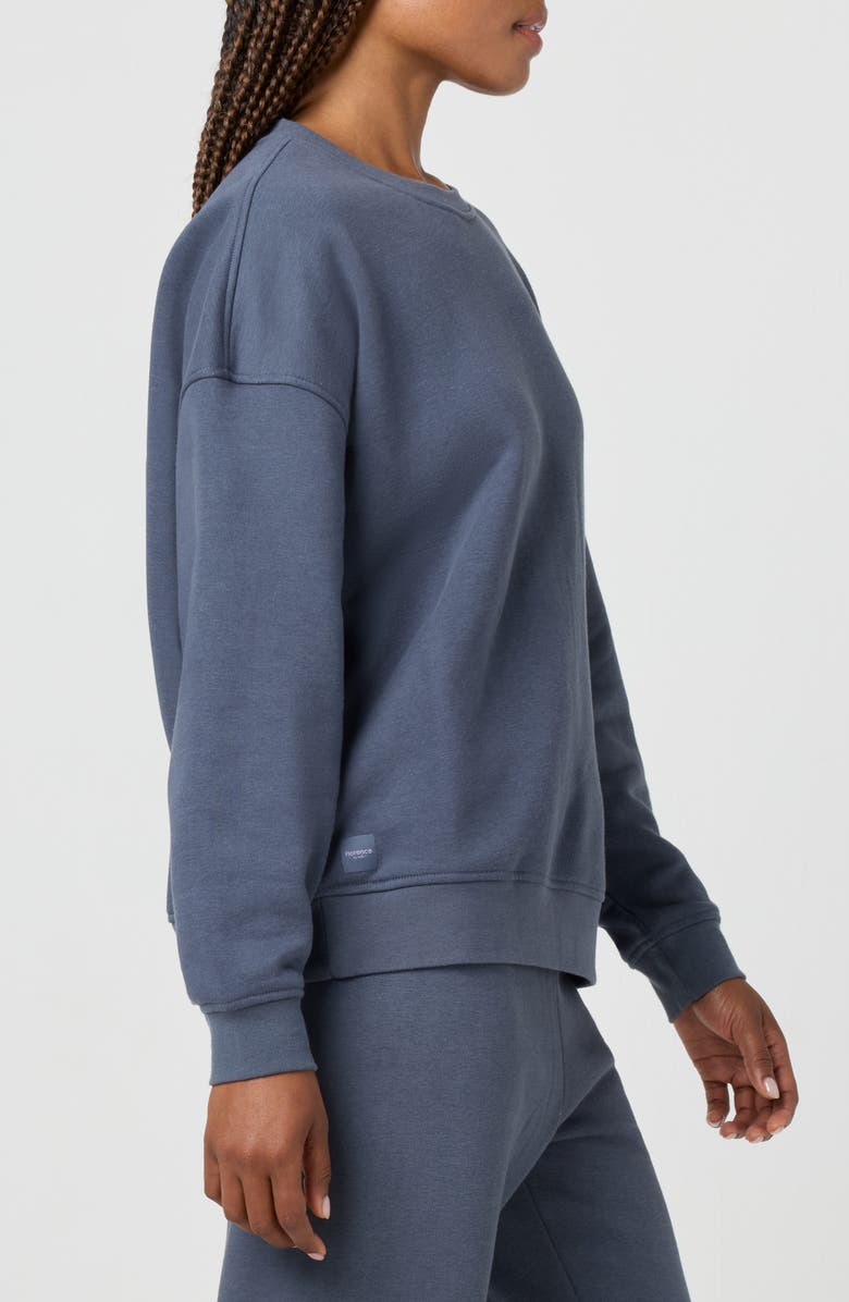 Florence by Mills Cozy Crush Oversize Sweatshirt, Alternate, color, Ombre Blue