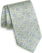Jack Victor Pearson Medallion Silk Tie