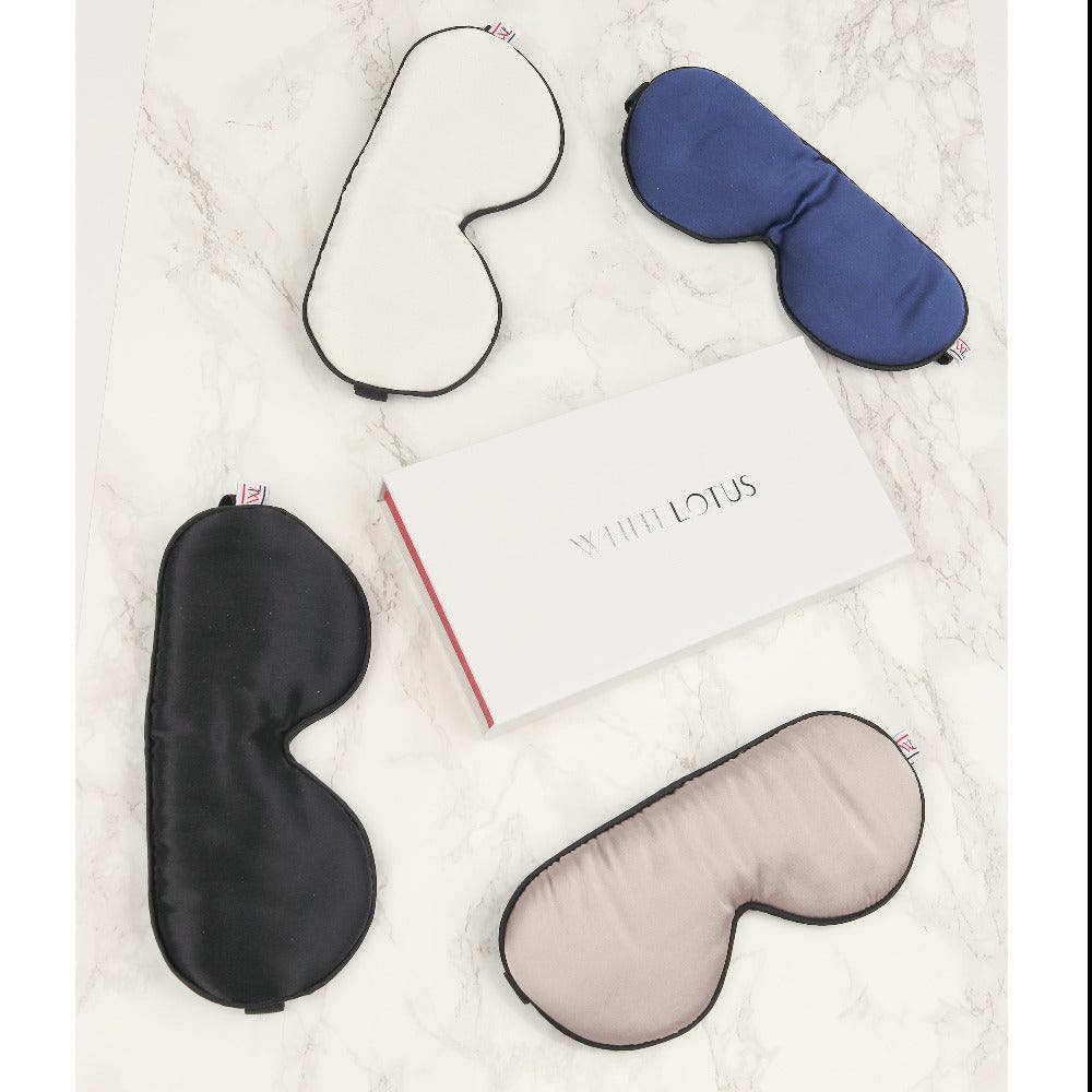 White Lotus Beauty Silk Pillowcase and Eye Mask