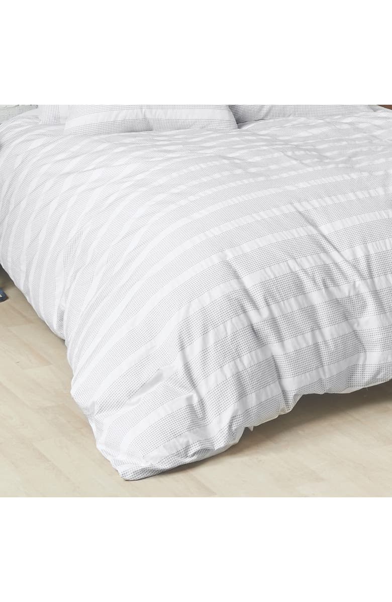 carol & frank Mason King Duvet Cover, Alternate, color, White
