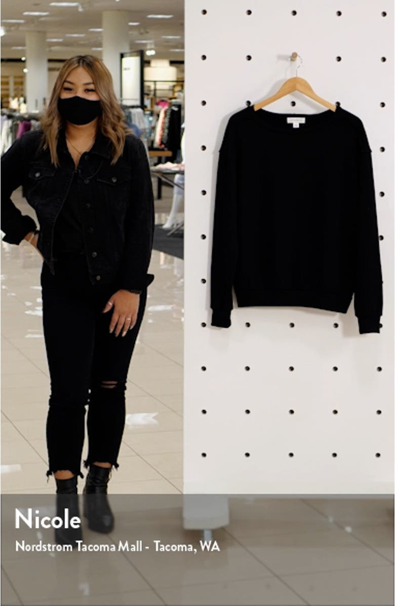 Raw Edge Sweatshirt, sales video thumbnail