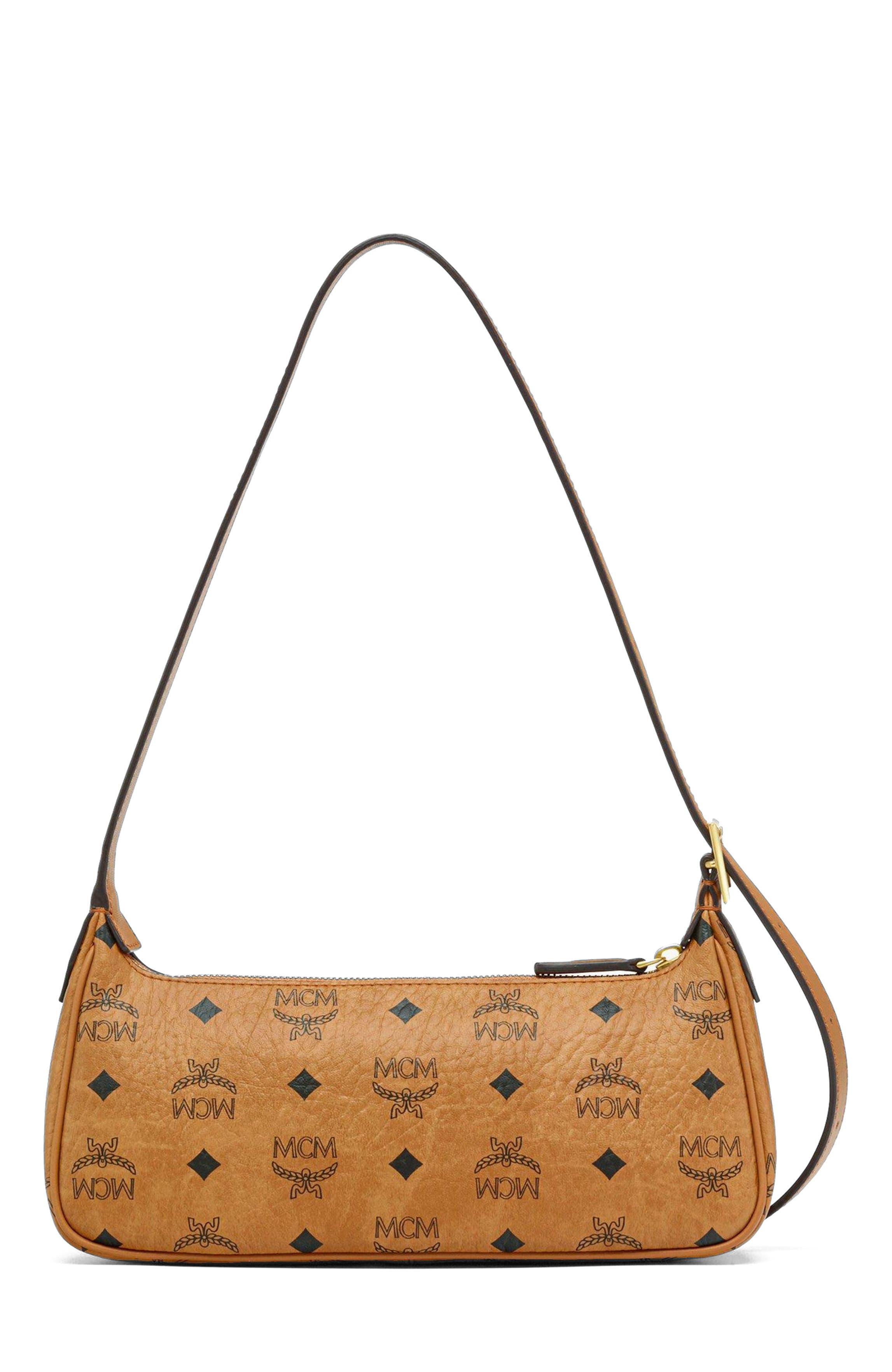 MCM Aren Shoulder Bag in Wanderlust Visetos, Alternate, color, 
