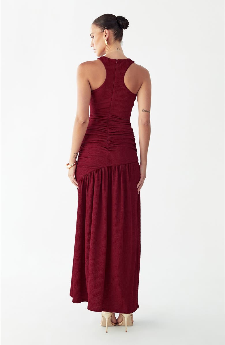 BWLDR Kyle Midi Dress, Alternate, color, Burgundy