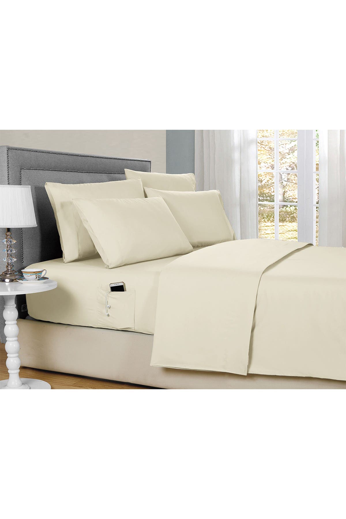 Duck River Textile Full Solid Color Sheet Set - Cream | Nordstromrack