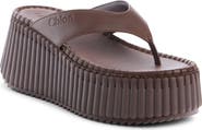 Chloé Nama Platform Wedge Sandal