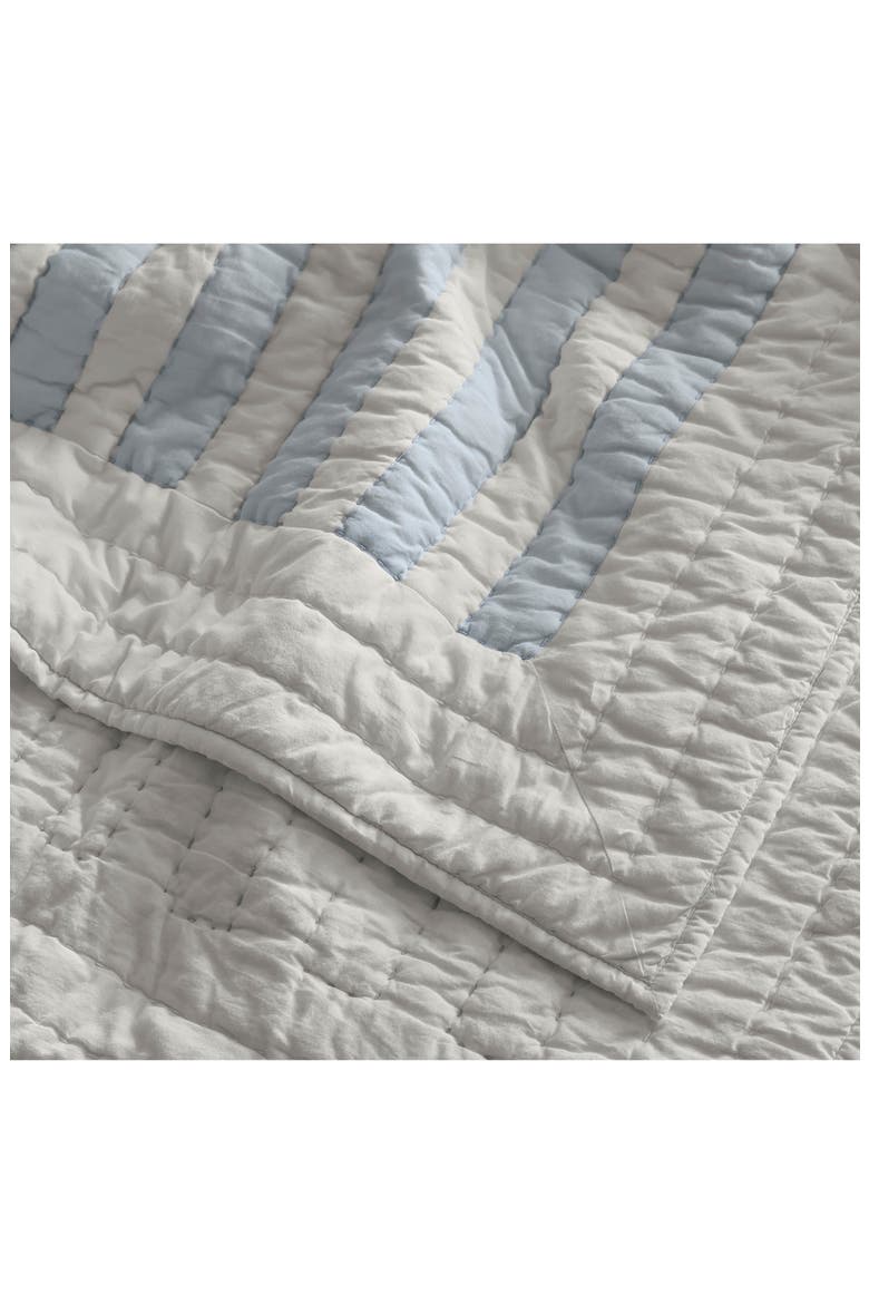 Shoreline Quilt Set, Alternate, color, WHITE/ SEABREEZE