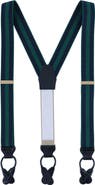 Trafalgar Balint Stripe Grosgrain Suspenders