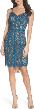 Harlyn High/Low Hem Lace Cocktail Dress