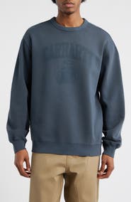 Carhartt Work In Progress Faded Ponds Corps Graphic Sweatshirt