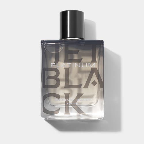 Michael Malul Jet Black Platinum In Transparent