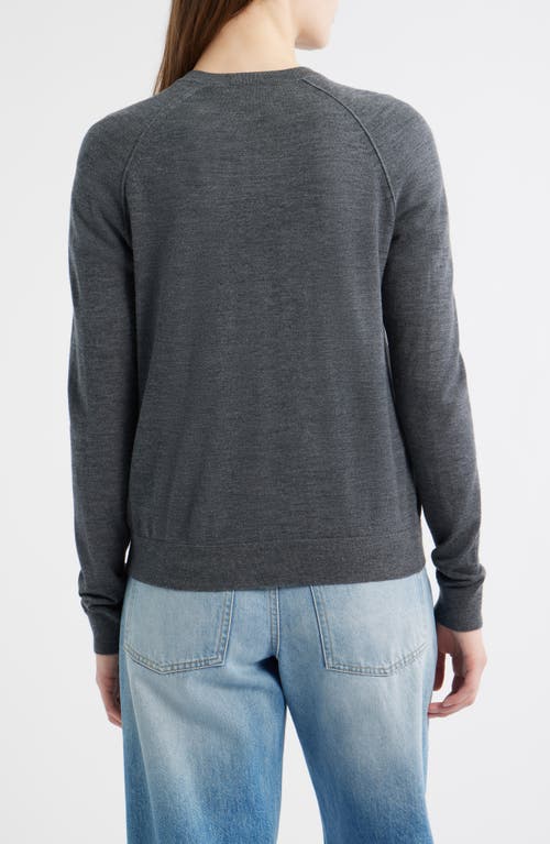 Hugo Boss Boss Fonami Virgin Wool Cardigan In Gray