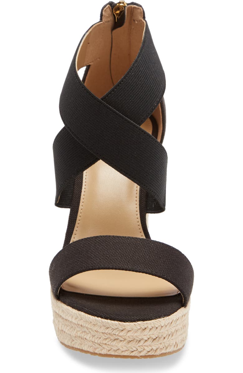 MICHAEL Michael Kors Prue Platform Wedge Sandal, Alternate, color,