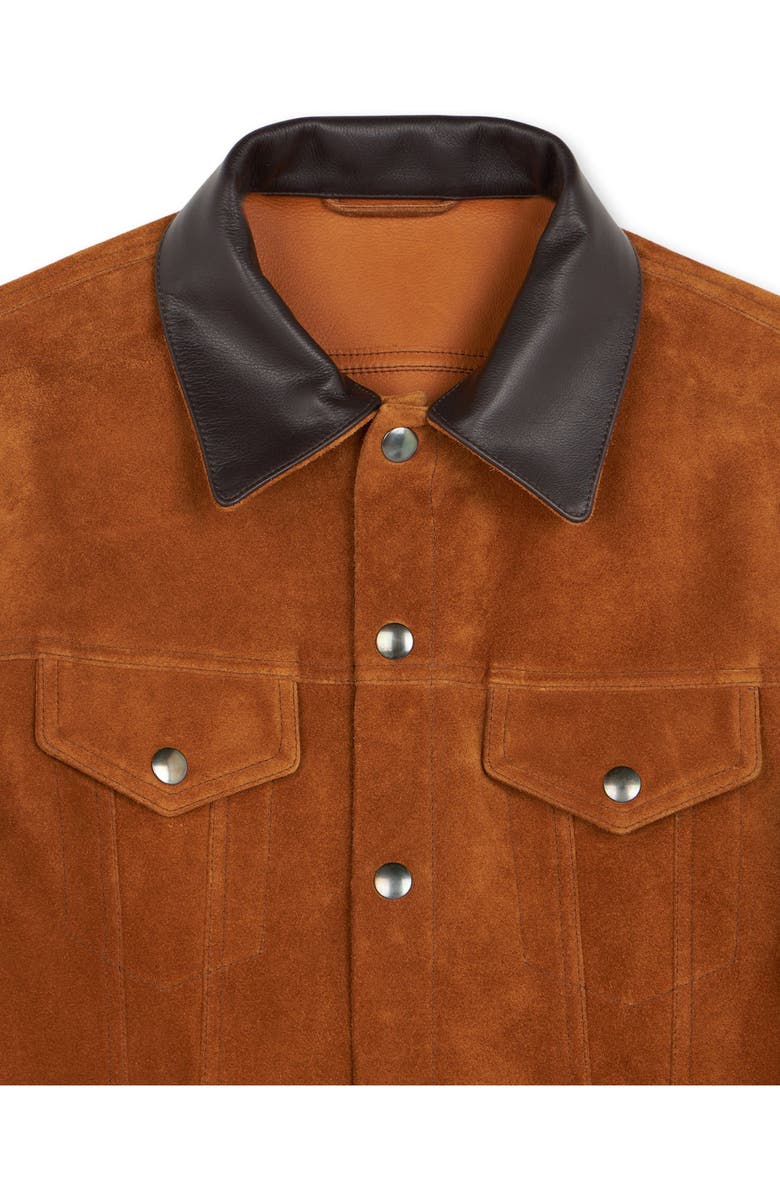 Fortela Thirty Heritage Leather Jacket, Alternate, color, Ecru