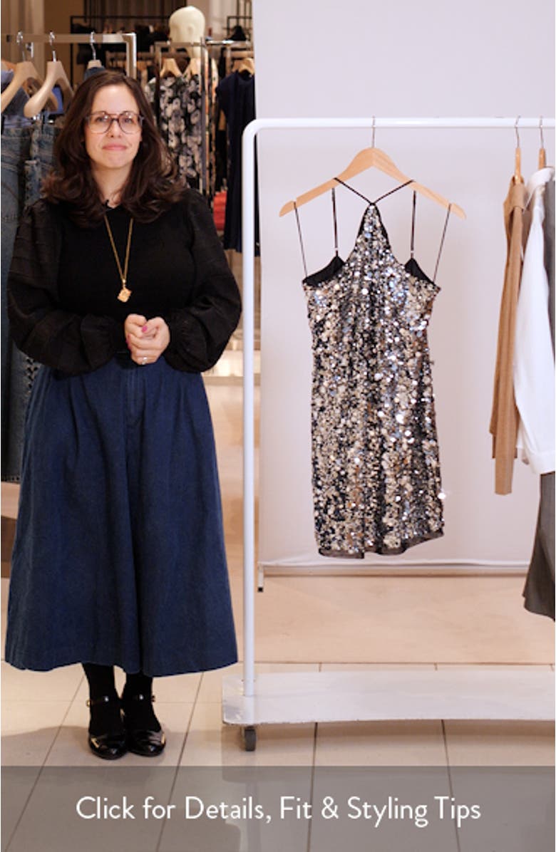 Lorenna Sequin Minidress, sales video thumbnail