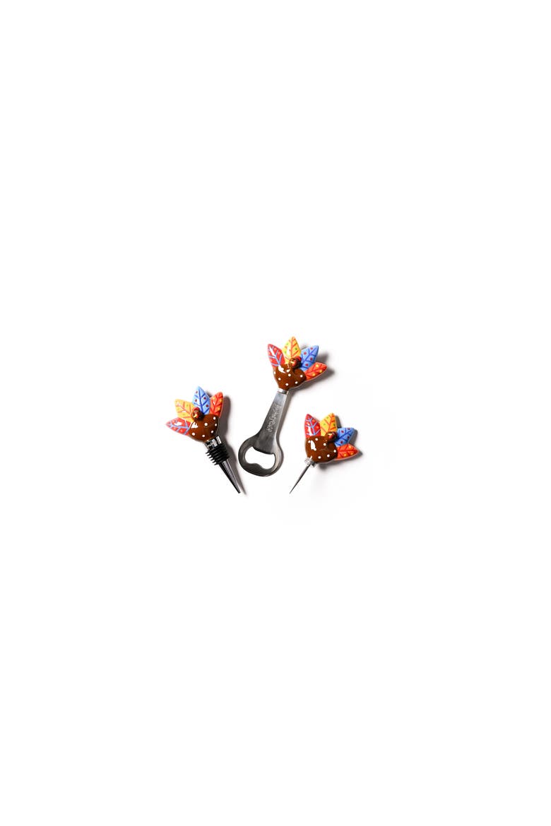 Turkey Party Tools 3 Piece Set, Main, color, Brown